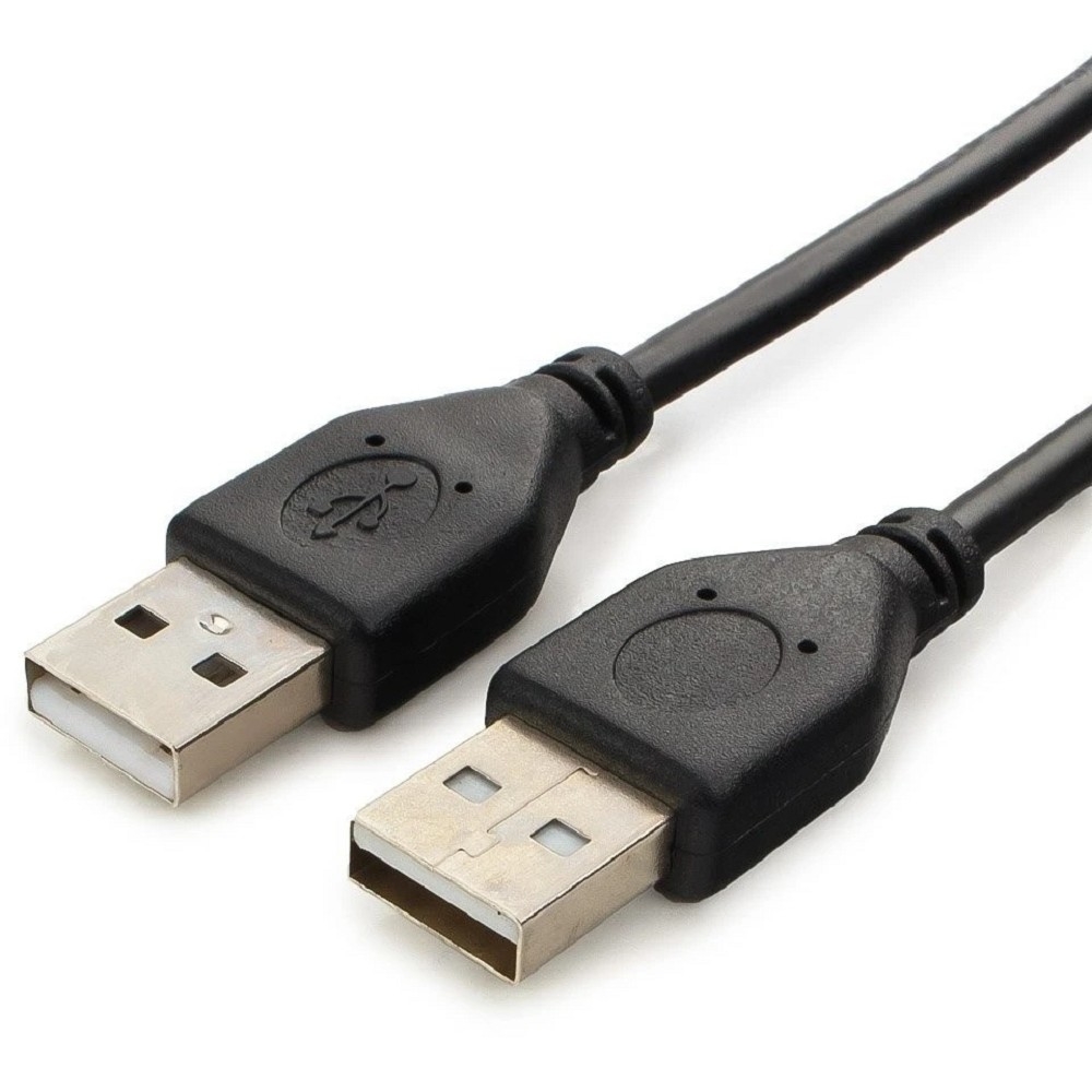 Кабель USB Gembird Cablexpert CC-USB2-AMAM-3M, USB 2.0 AM/AM, экран, 28/26AWG, 3 м, чёрный