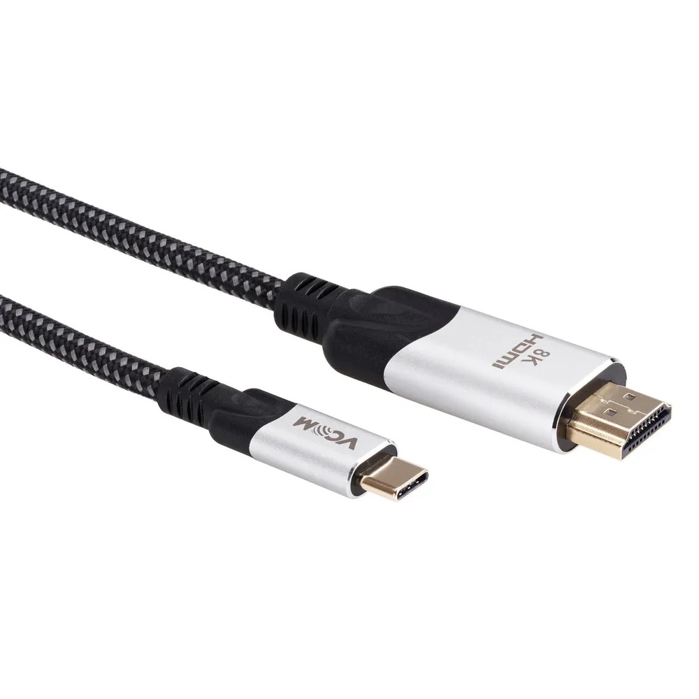 Кабель VCOM CU423MCV-1.8M, USB-C→HDMI, 8K@30Гц, 1.8м