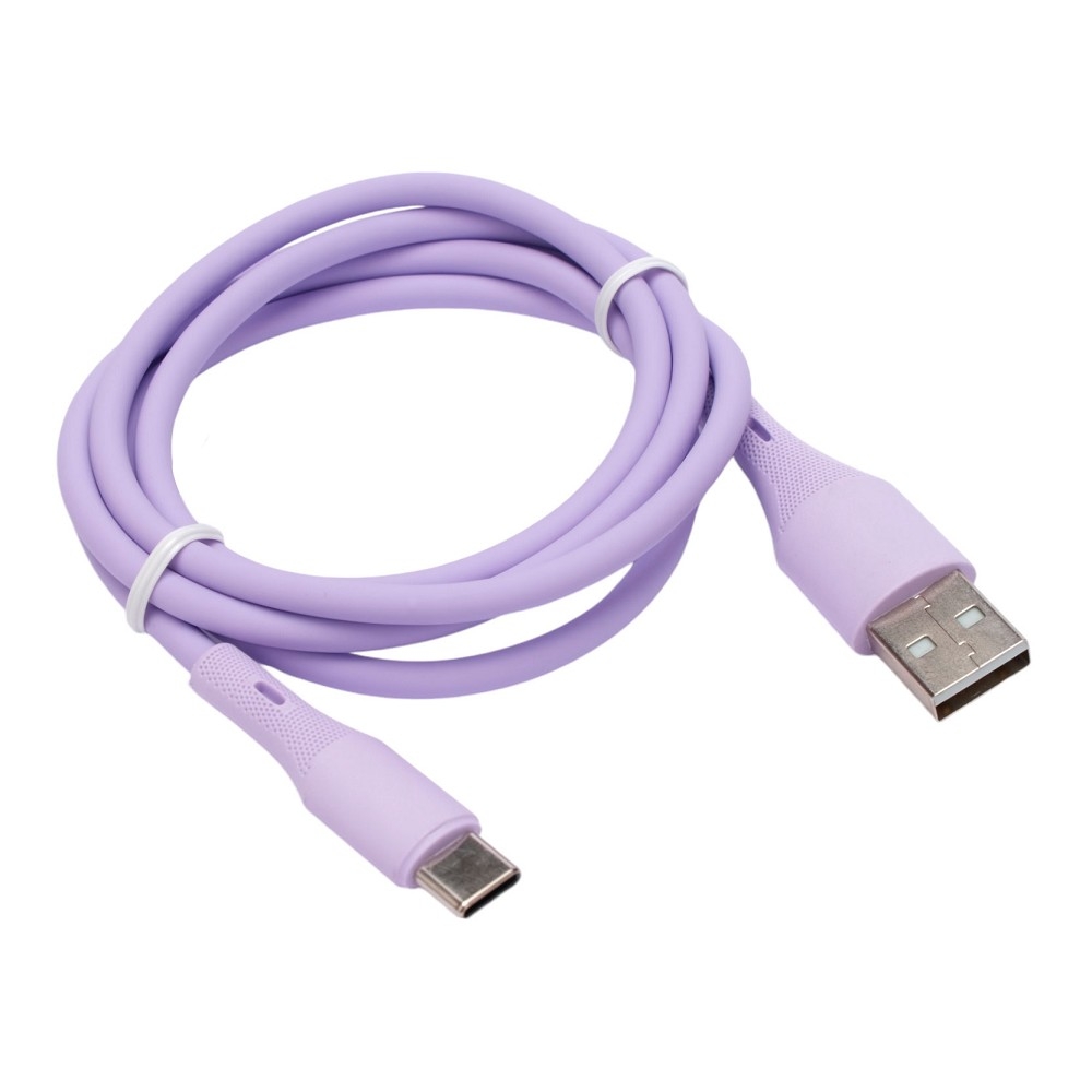 Кабель Cablexpert CC-USB2S-AMCM-1M-V, USB 2.0 AM — Type-C, 3 А, 1 м