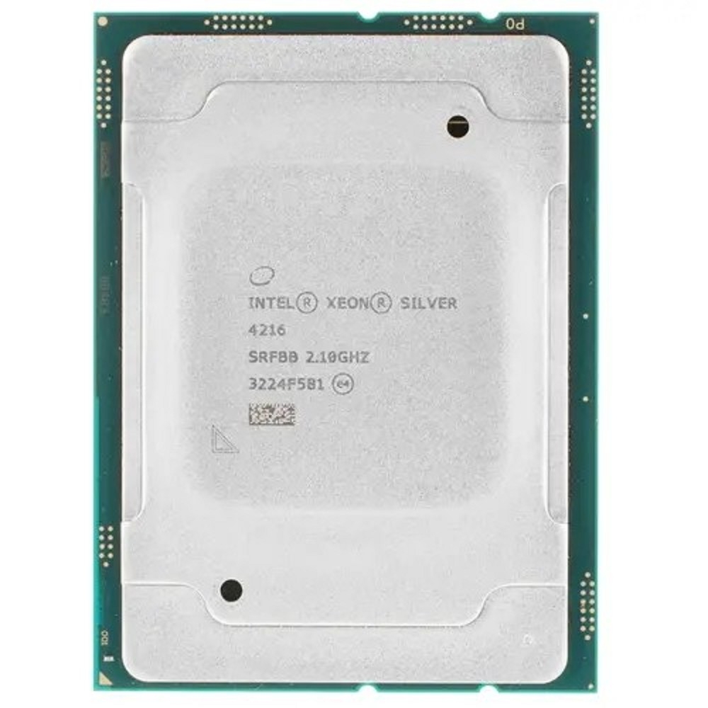 Процессор Intel Xeon Silver 4216 CD8069504213901, 16 ядер, 2.1–3.2 ГГц, LGA 3647, 100 Вт