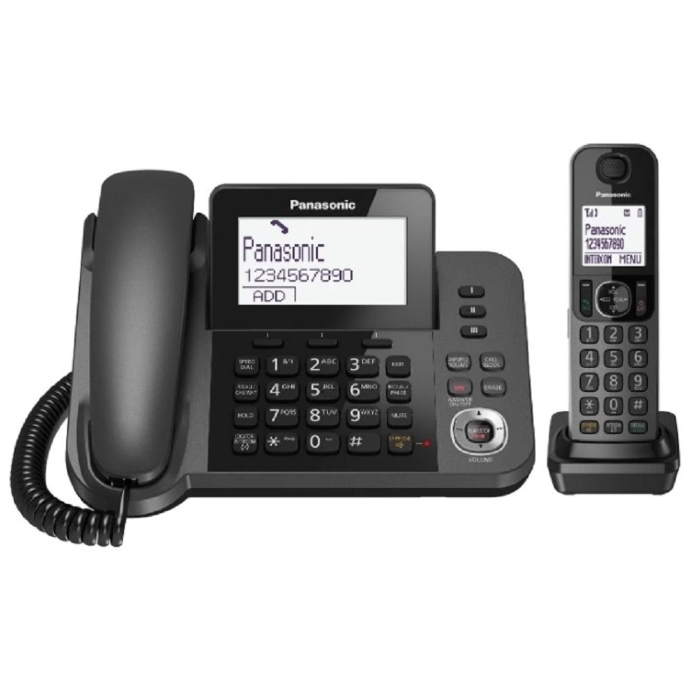 Радиотелефон Panasonic KX-TGF320RUM, DECT, 1 трубка, автоответчик, АОН