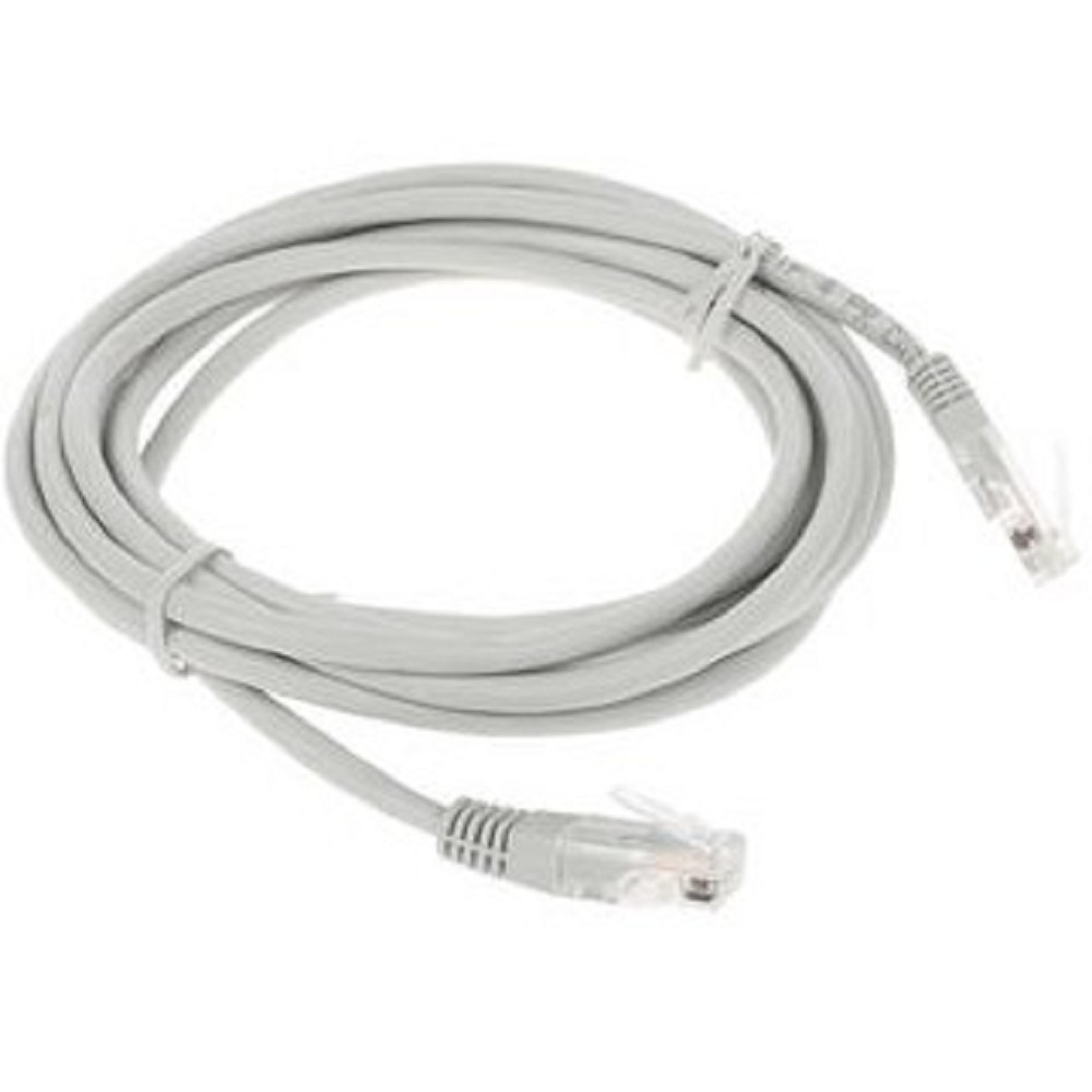 Патч-корд Cablexpert PP10-3M UTP Cat.5, 3 м, RJ45–RJ45, многожильный, серый
