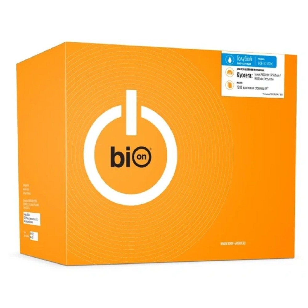 Тонер-картридж BION BCR-TK-5270C, голубой, 6000 стр., с чипом