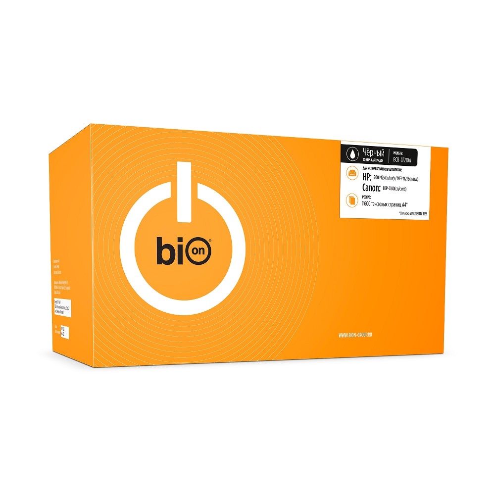 Картридж Bion BCR-CF210A, для HP, черный, 1600стр.