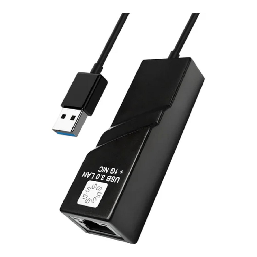 Сетевой адаптер 5bites UA3-45-01BK, USB 3.0 — RJ45, 1000 Мбит/с, 10 см