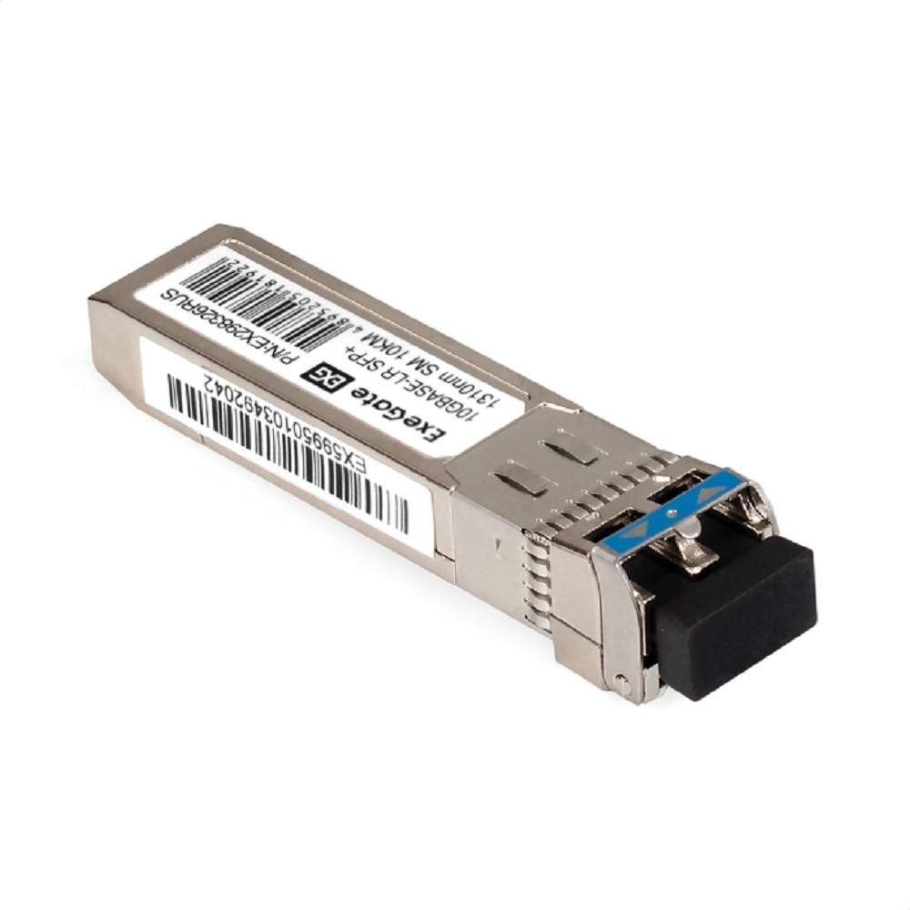 Трансивер ExeGate EX298326RUS, SFP+, 10GBase-LR, 10Гбит/с, до 10км, Duplex LC