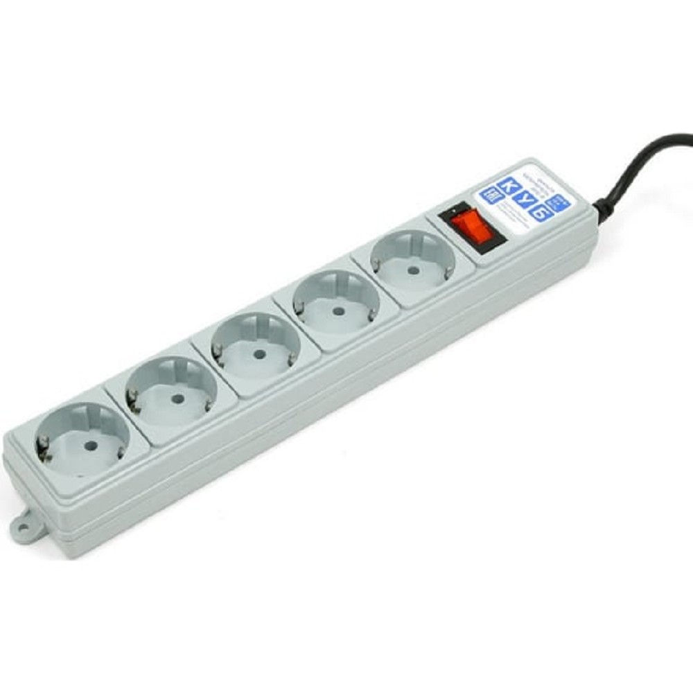 Фильтр-удлинитель PowerCube SPG-B-6_DP, 1.9м, 5 розеток, серый