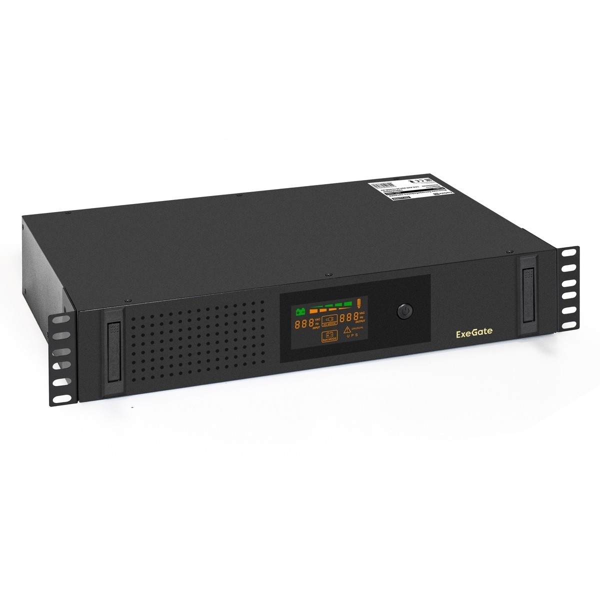 ИБП ExeGate EX293850RUS, 1000VA/650W, Line-Interactive, LCD, 2U, Rack