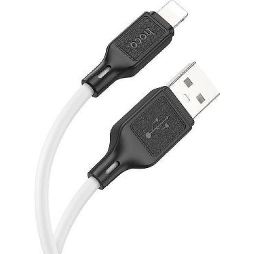 Кабель Hoco X90 HC-88412, Lightning, 1 м, 2.4 А, белый