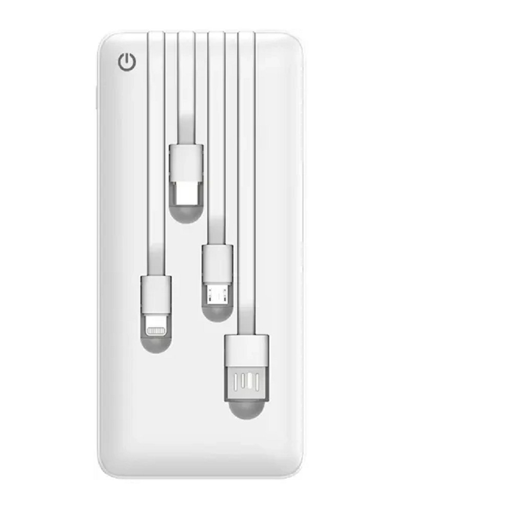 Powerbank Perfeo ABSOLUTE PF_B4879, 10000 мАч, Micro USB, Type-C, Lightning