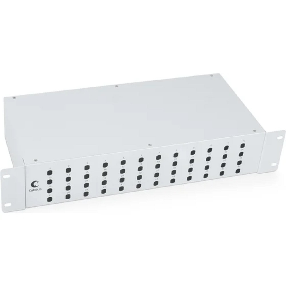 Кросс оптический Cabeus FO-19-48ST, 19", 48×ST(FC), со сплайс-кассетой