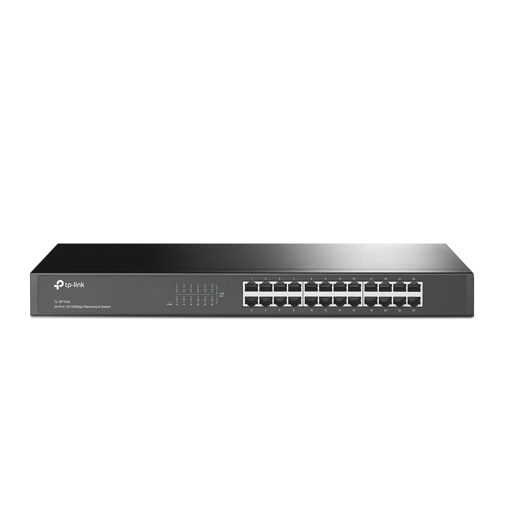 Коммутатор TP-Link TL-SF1024, 24×10/100 Мбит/с RJ45, неуправляемый, 1U