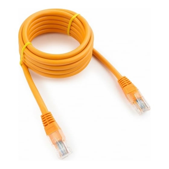 Патч-корд UTP Cablexpert PP12-2M/O, Cat.5e, 2 м, литой, оранжевый