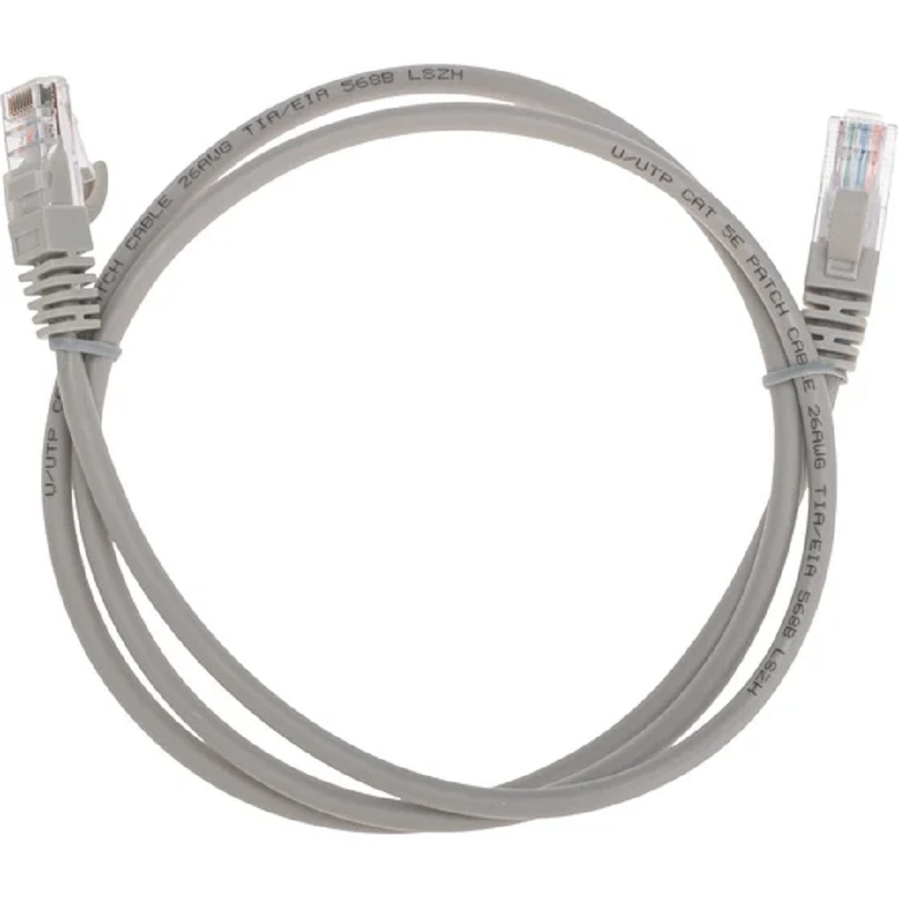 Патч-корд Rexant 02-0100-1, U/UTP Cat.5e, 1м