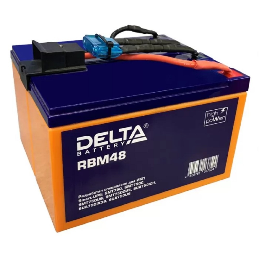 Аккумулятор DELTA RBM48 для ИБП APC, 24 В, 7.2 А·ч, аналог RBC48