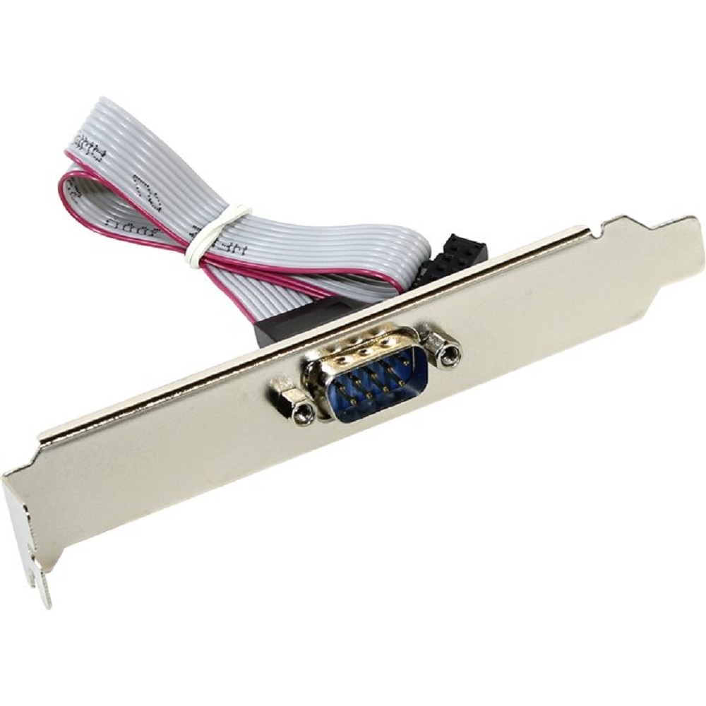 Планка портов ORIENT C097, 1×COM DB9 Male, IDC 10-pin, кабель 0,3 м