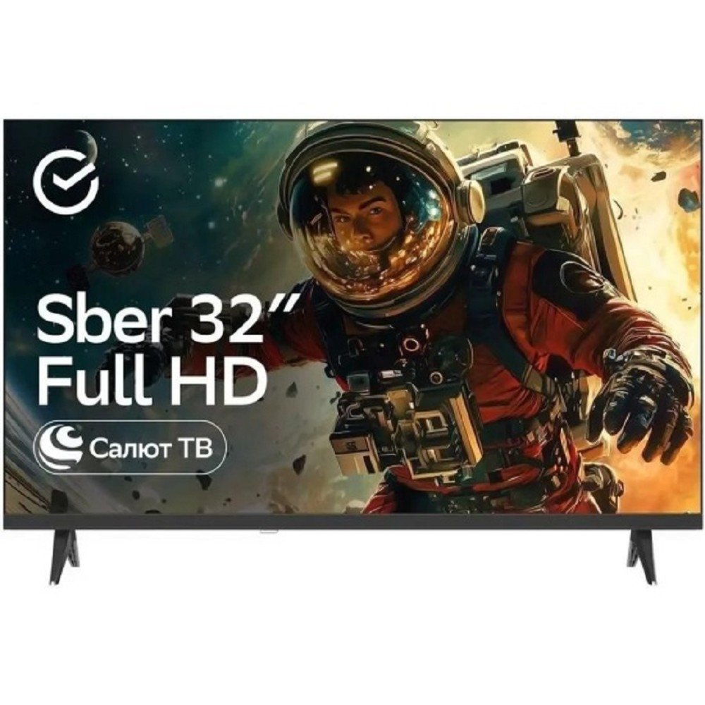 Телевизор Sber SDX-32F3112, 32" LED, Full HD, Smart TV
