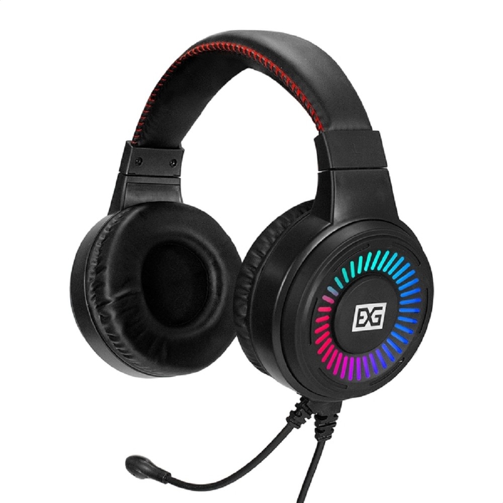 Гарнитура ExeGate Gaming HS-520G EX295316RUS, полноразмерная, 40 мм, 20–20000 Гц, USB + 2x3.5 мм