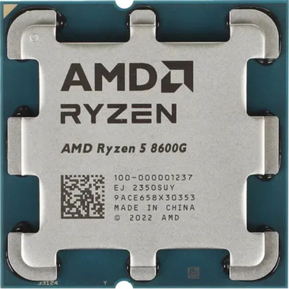 Процессор AMD 100-000001237, Ryzen 5 8600G, 6/12 ядер, 4.3/5.0 ГГц, AM5, 65W
