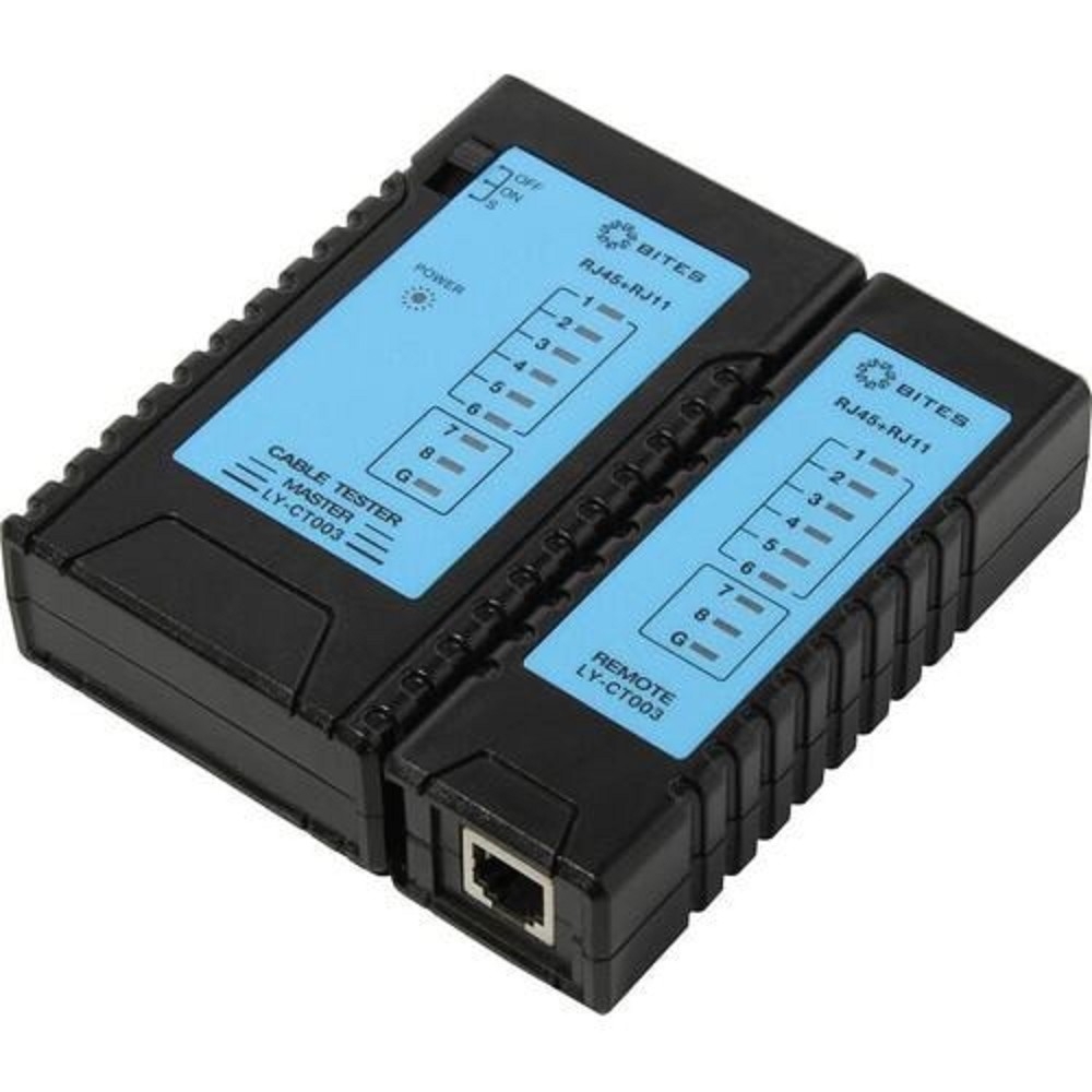 Тестер кабеля 5bites LY-CT003, RJ-45/RJ-11/RJ-12, UTP/STP