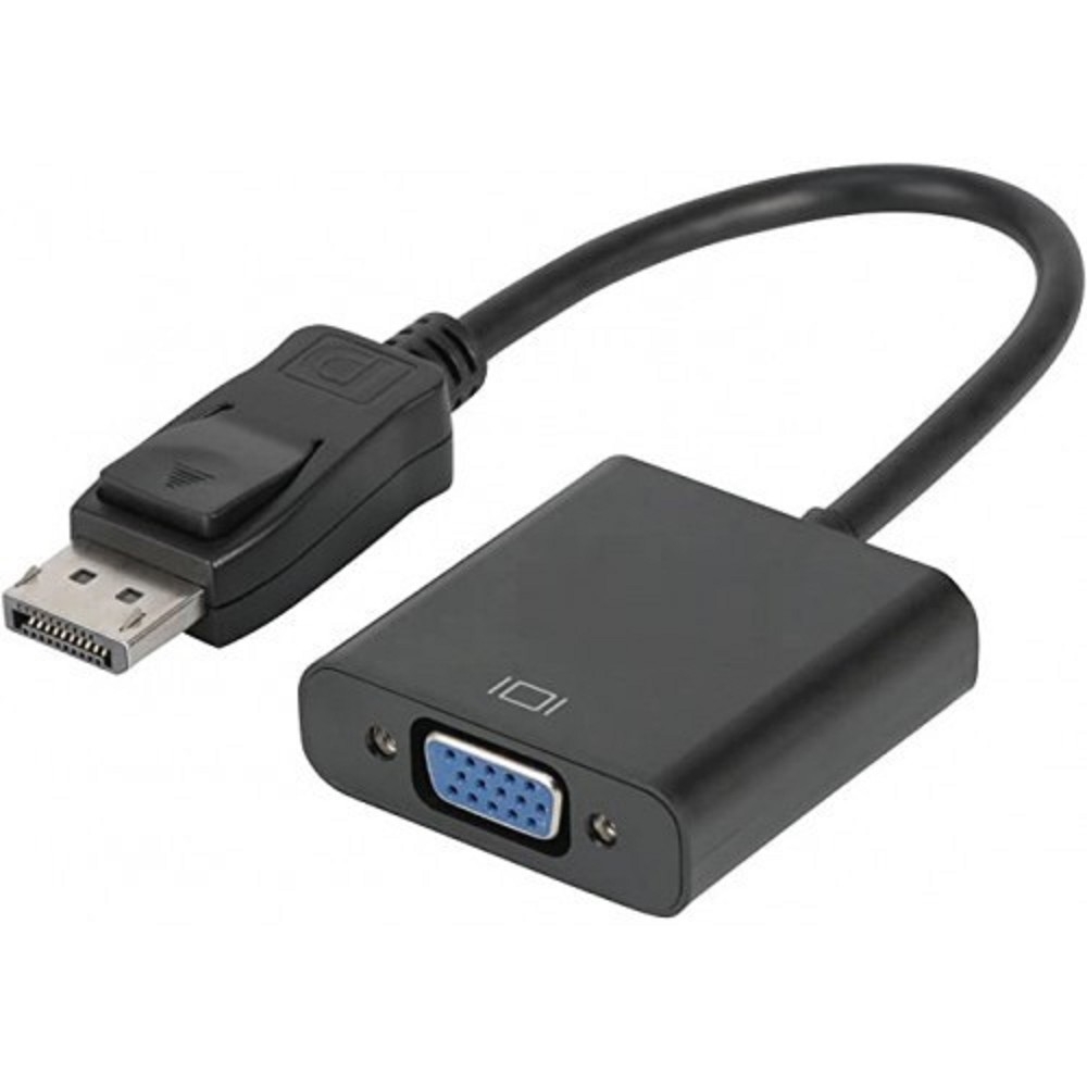 Кабель-адаптер KS-is KS-454, DisplayPort (M) — VGA (15F), 0,1 м