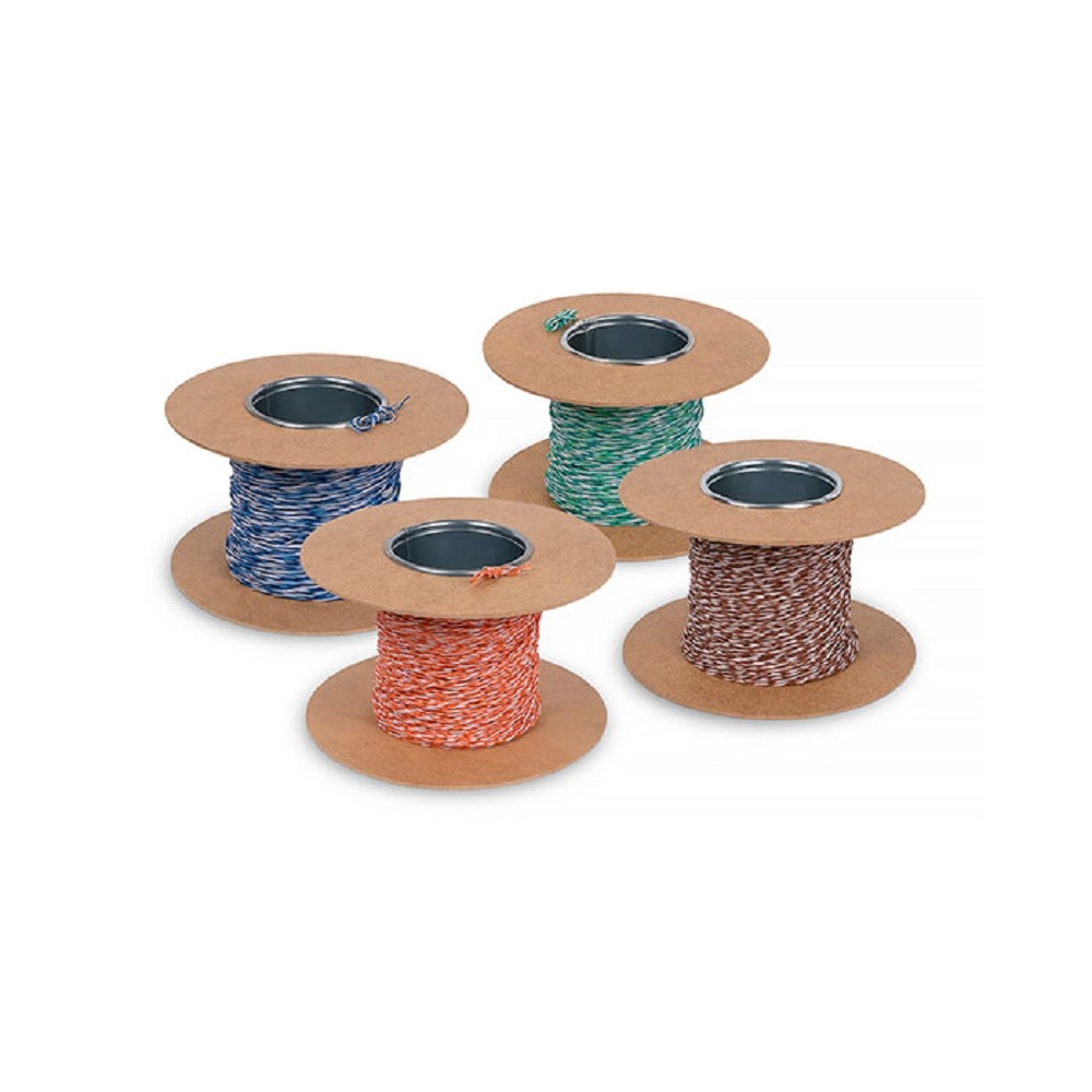 Кабель витая пара Cabeus UTP-1P-Cat.5e-SOLID-CROSS-100-BR, U/UTP 5e, 1 пара, 100 м