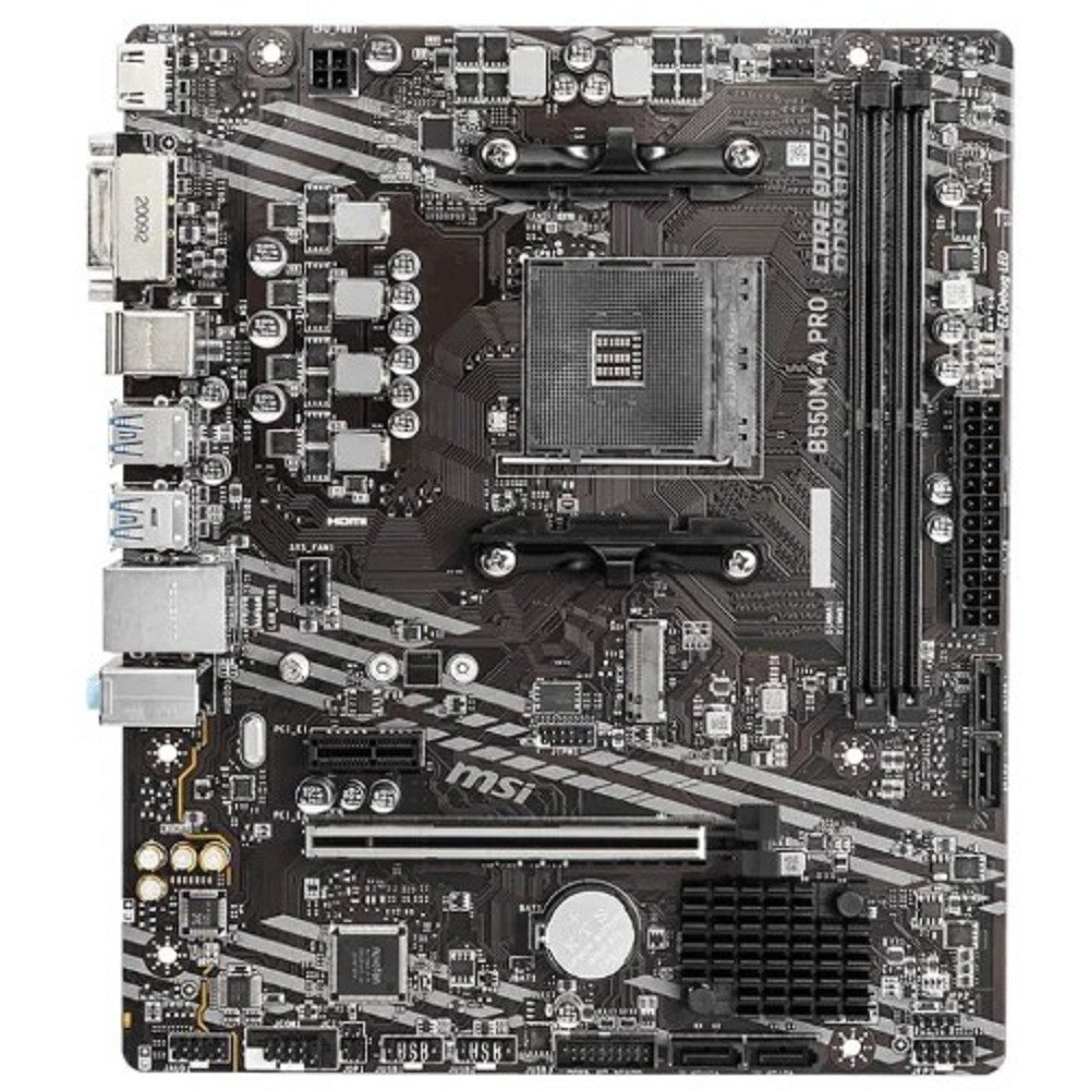 Материнская плата MICROSTAR MSI B550M-A PRO, Socket AM4, AMD B550, mATX