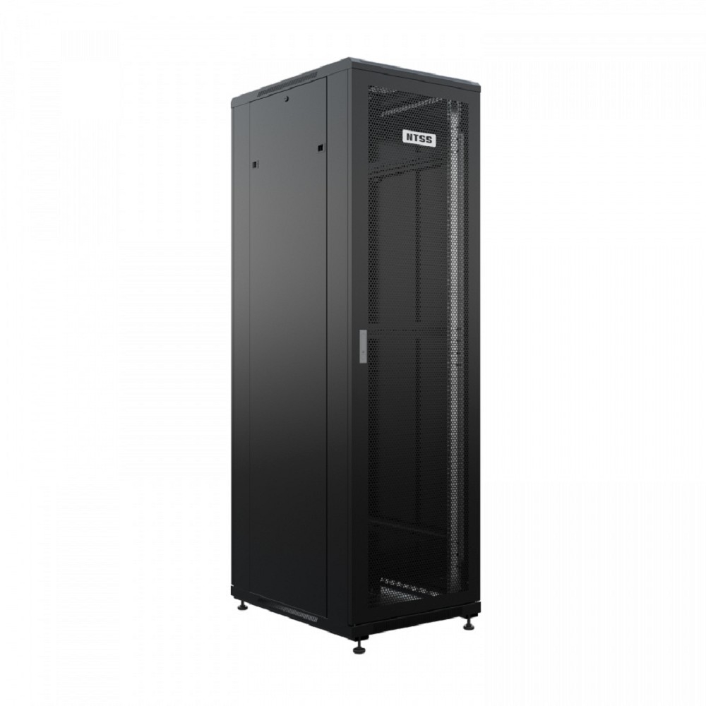 Шкаф серверный NTSS NTSS-R22U6080PD/PD-BL, 22U, 600×800мм, черный