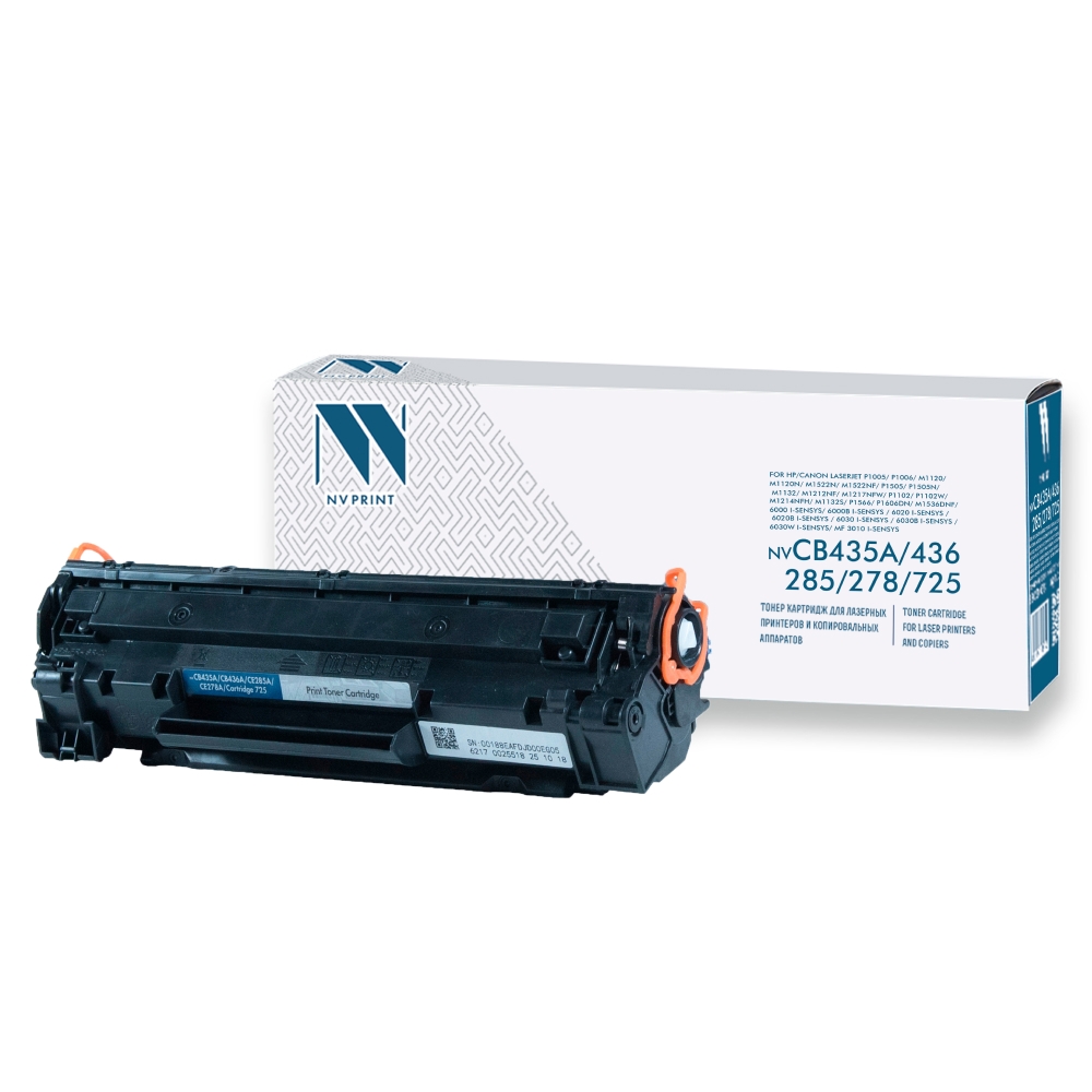 Картридж NV Print NV-CB435A/436/285/278/725, совместимый, чёрный, 2000 страниц