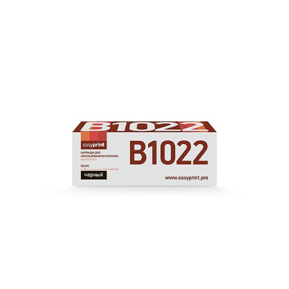 Тонер-картридж EasyPrint LX-B1022, чёрный, 13700 стр., с чипом, для Xerox B1022/B1025