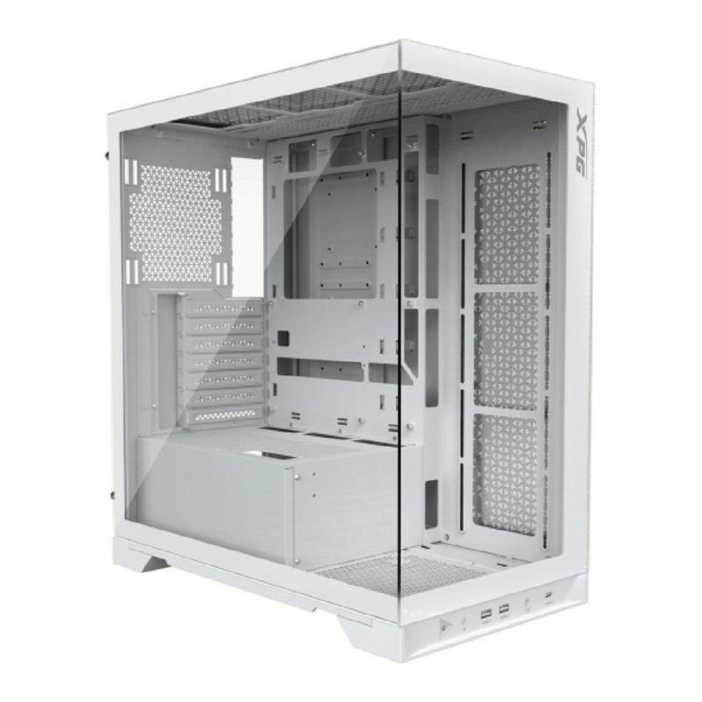 Корпус XPG INVADERXMTWOF-WHCWW, Mid-Tower, ATX, USB 3.2 Gen2 Type-C, TG
