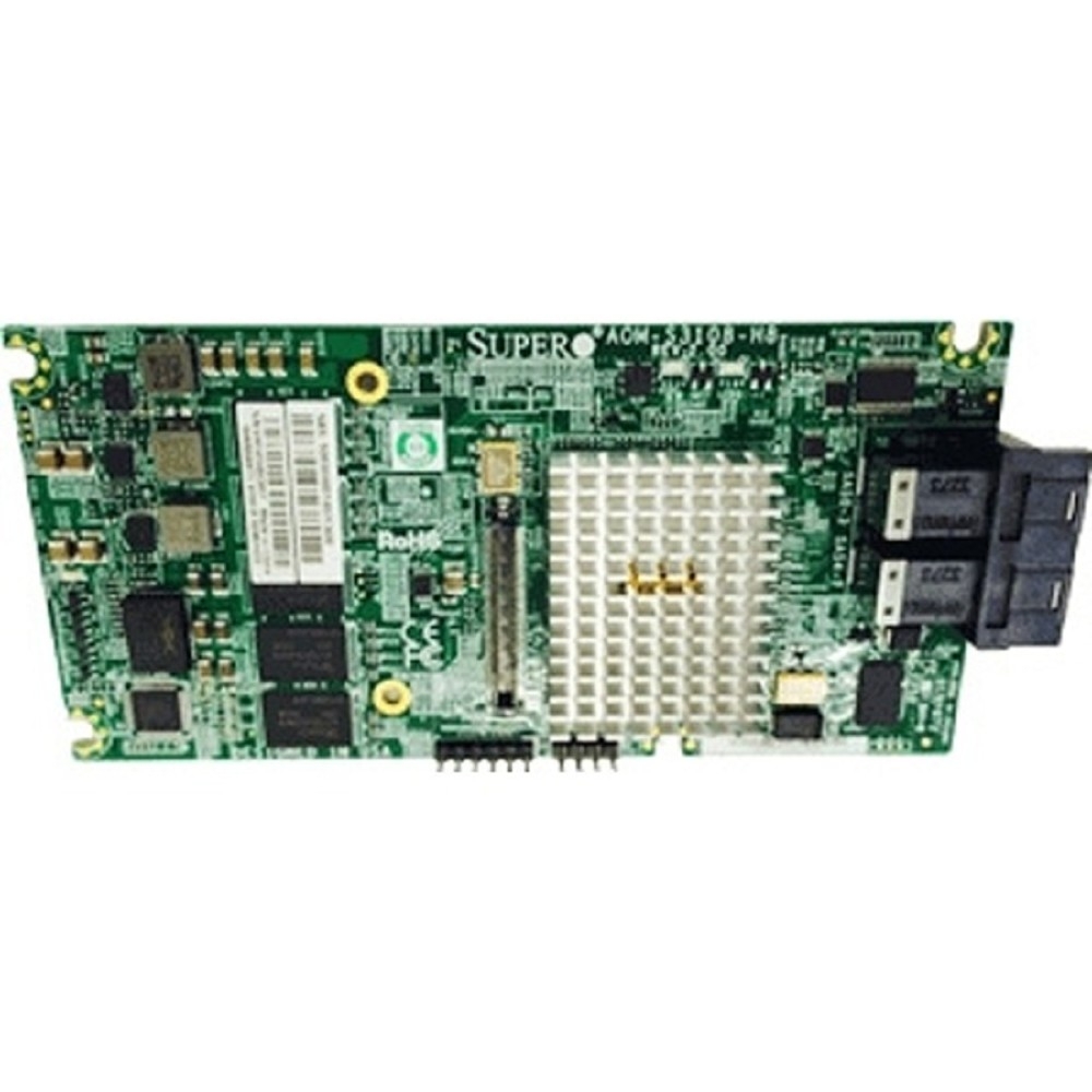 RAID-адаптер SuperMicro AOM-S3108M-H8, 8-порт, SAS 12Gb/s, PCIe x8