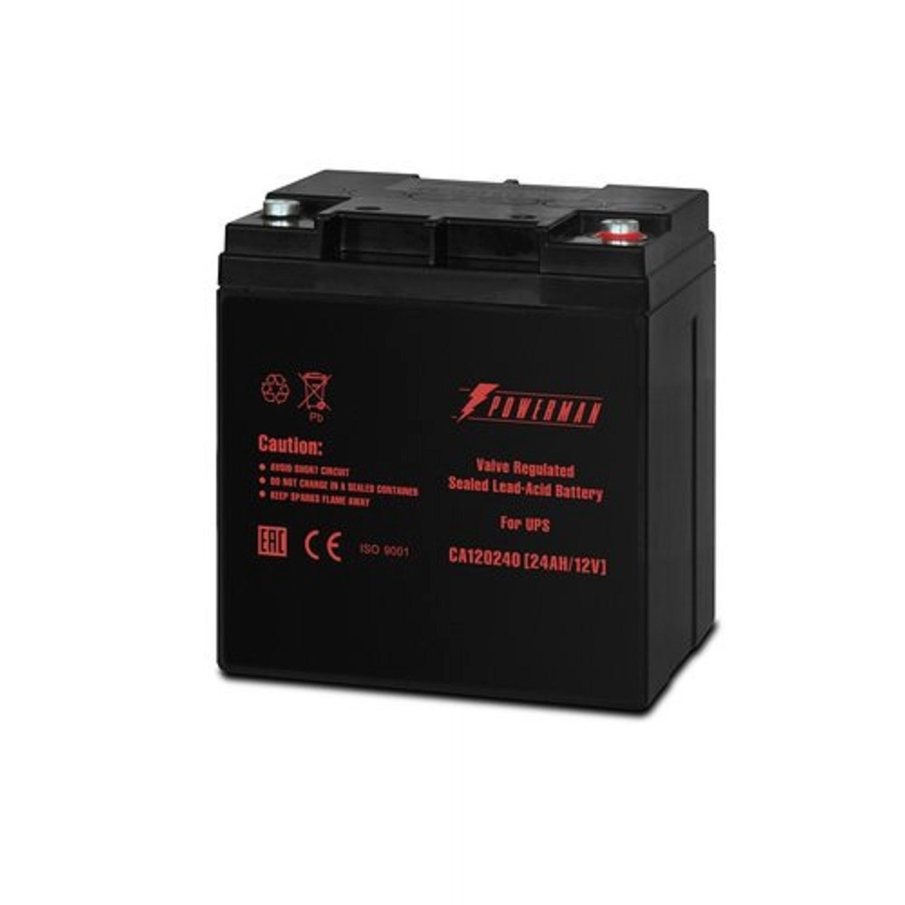 Аккумулятор PowerMan CA120240, 12В, 24Ah