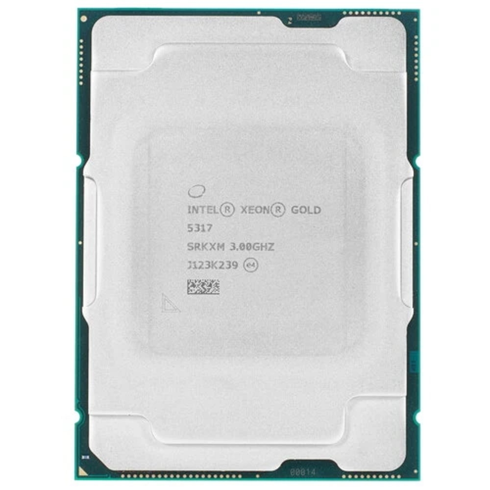 Процессор Intel Xeon Gold 5317, 12 ядер, 3.0/3.6 ГГц, 18 МБ, LGA 4189, 150 Вт