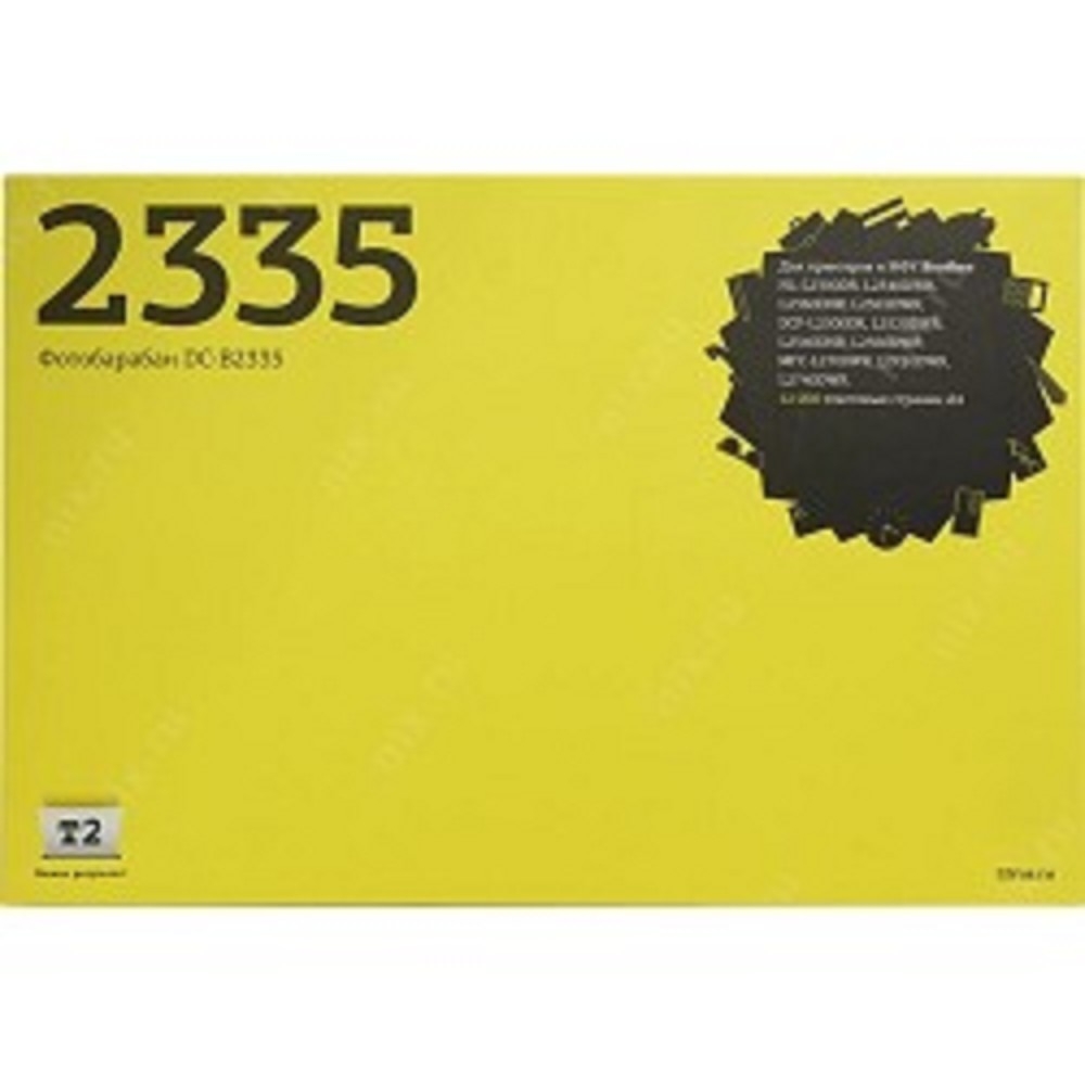Фотобарабан T2 DC-B2335, для Brother DCP/HL/MFC, черный, 12k