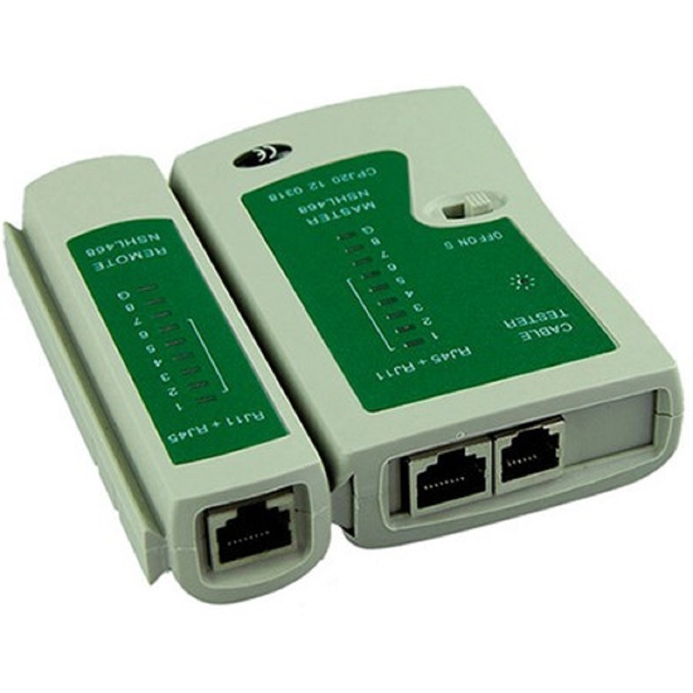 Сетевой тестер Exegate EX271121RUS, RJ-45/RJ-11/RJ-12