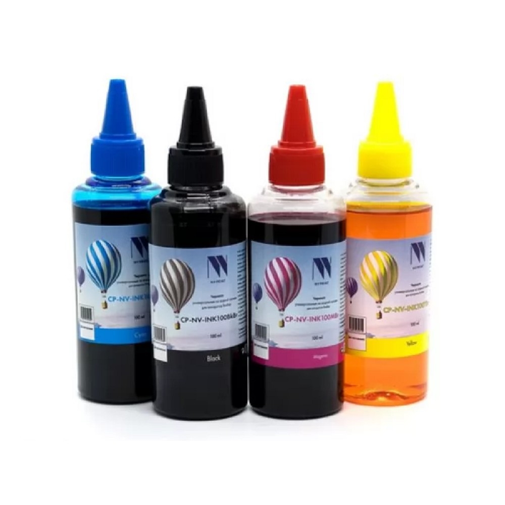 Чернила NV Print NV-INK100Br-4, набор 4 цвета, 100 мл