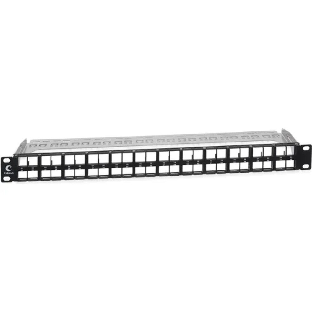 Патч-панель Cabeus PLBHD-48-SH-1U, 1U, 48 портов, высокая плотность