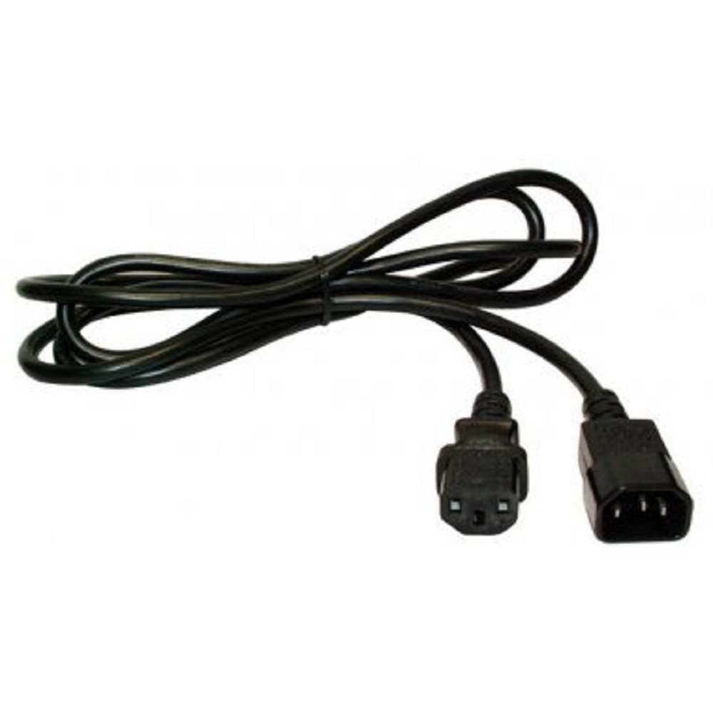 Кабель питания Lanmaster LAN-PP13/14-1.0-BK, IEC 320 C13–C14, 3×0.75 мм², 10 А, 1 м