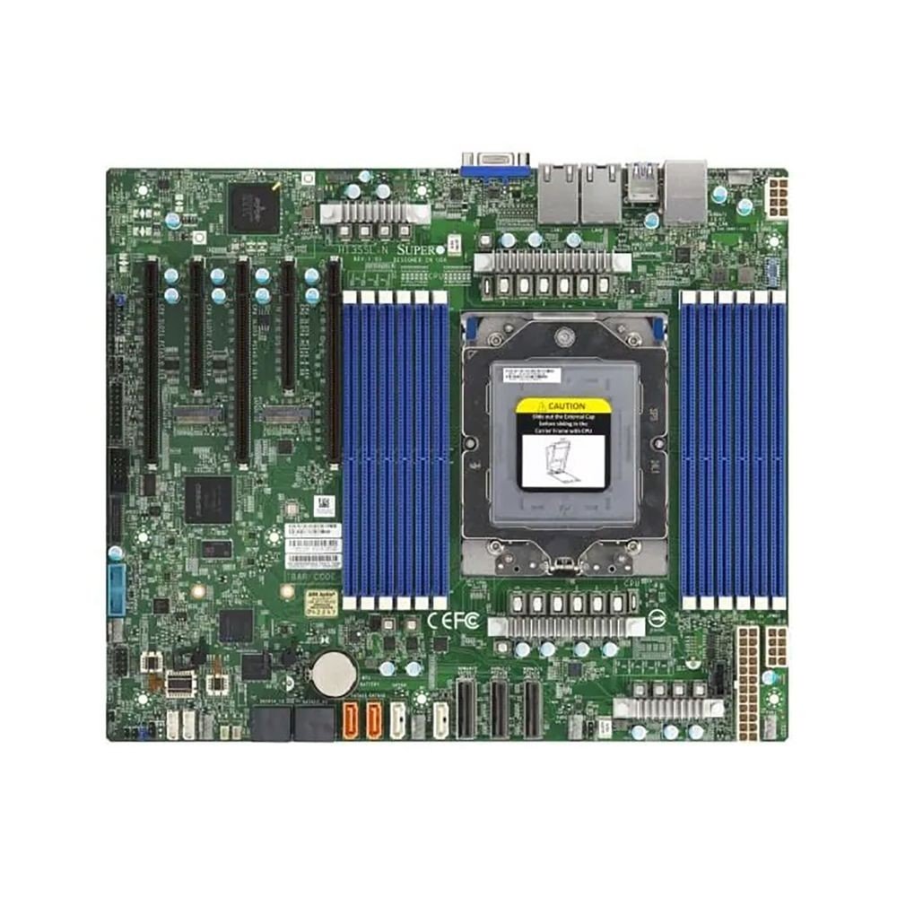 Материнская плата Supermicro MBD-H13SSL-N-B, SP5, 12×DDR5, 5×PCIe, 2×M.2, ATX