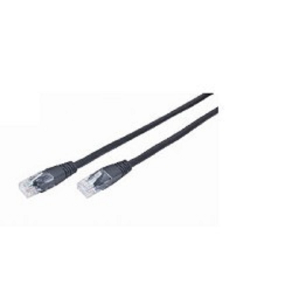 Патч-корд Bion BPC-U5E101-3M-BK, U/UTP Cat.5e, AWG 26, 3 м, черный