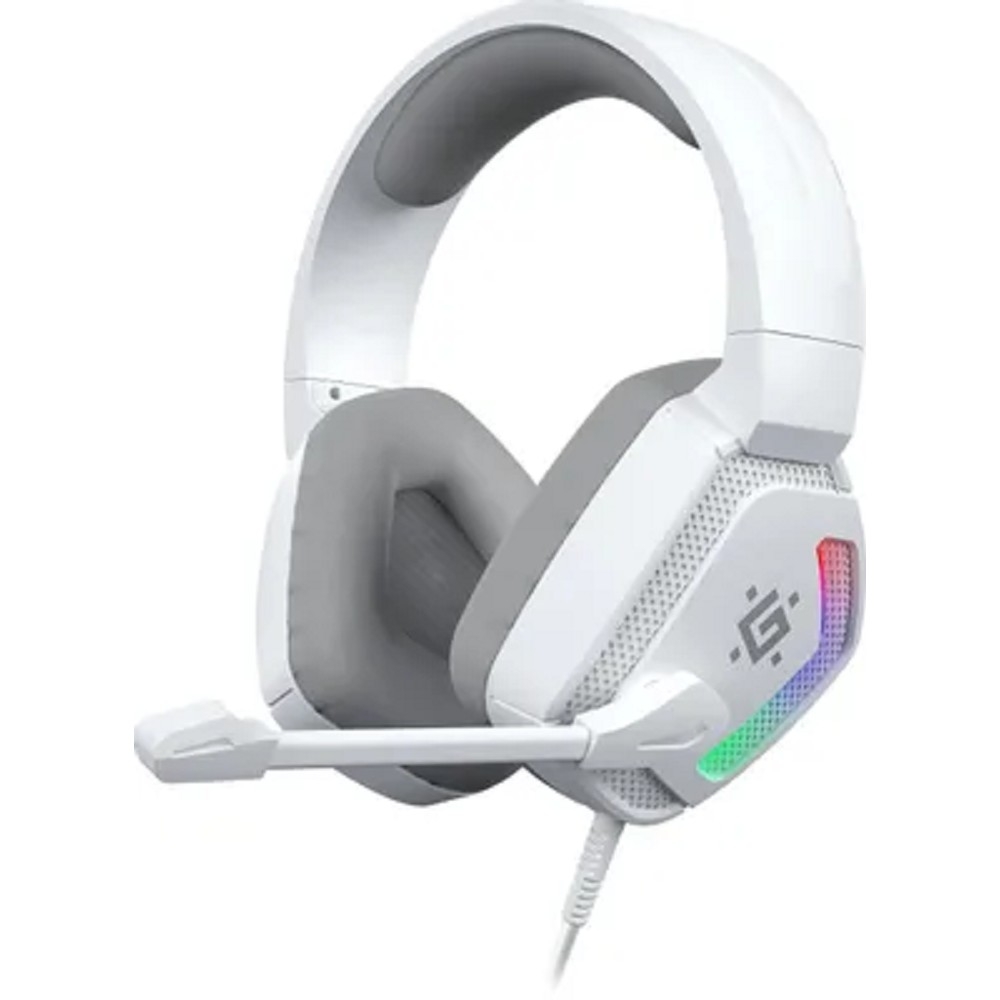 Гарнитура Defender Espanto, 7.1, USB, микрофон, провод 2 м, белая