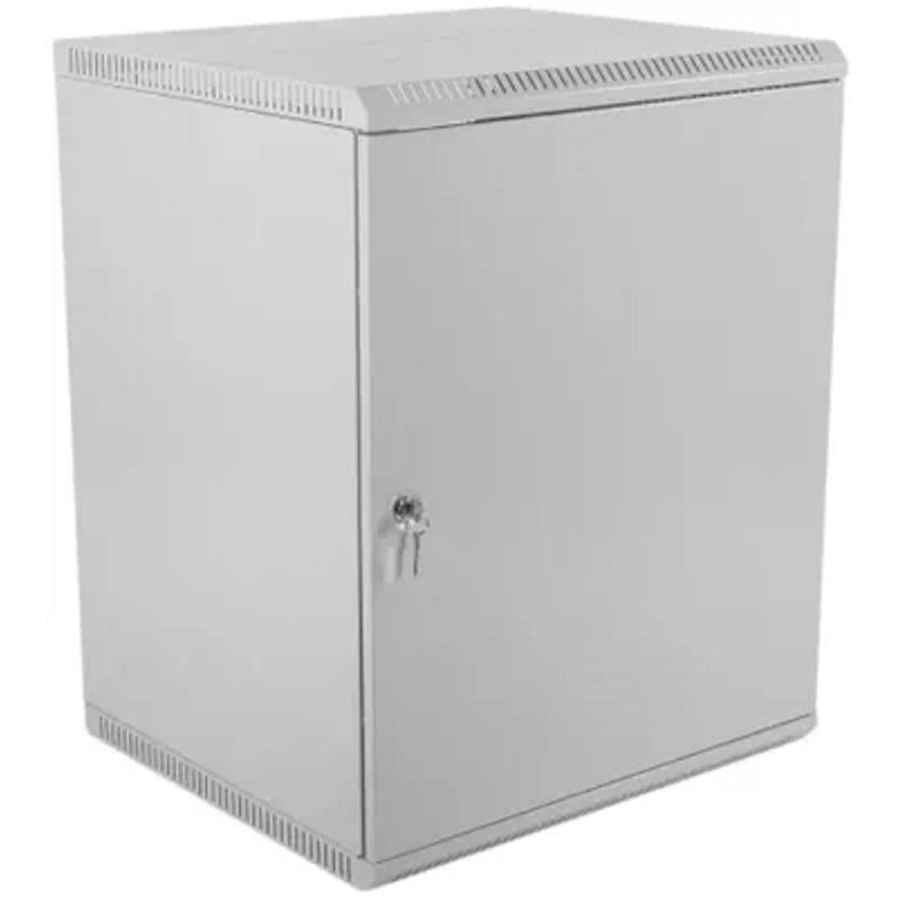Шкаф телекоммуникационный настенный ЦМО ШРН-Э-12.500.1, 12U, 19", металлическая дверь, серый