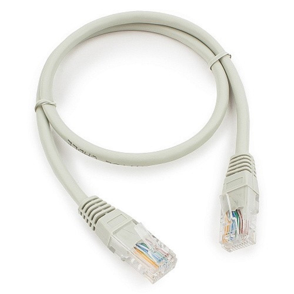 Патч-корд Cablexpert PP10-0.5M, UTP cat.5e, 0.5м, серый