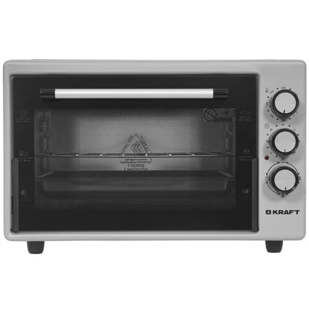 Мини-печь KRAFT KF-MO 3800 GR, 38 л, 1500 Вт, до 320 °C