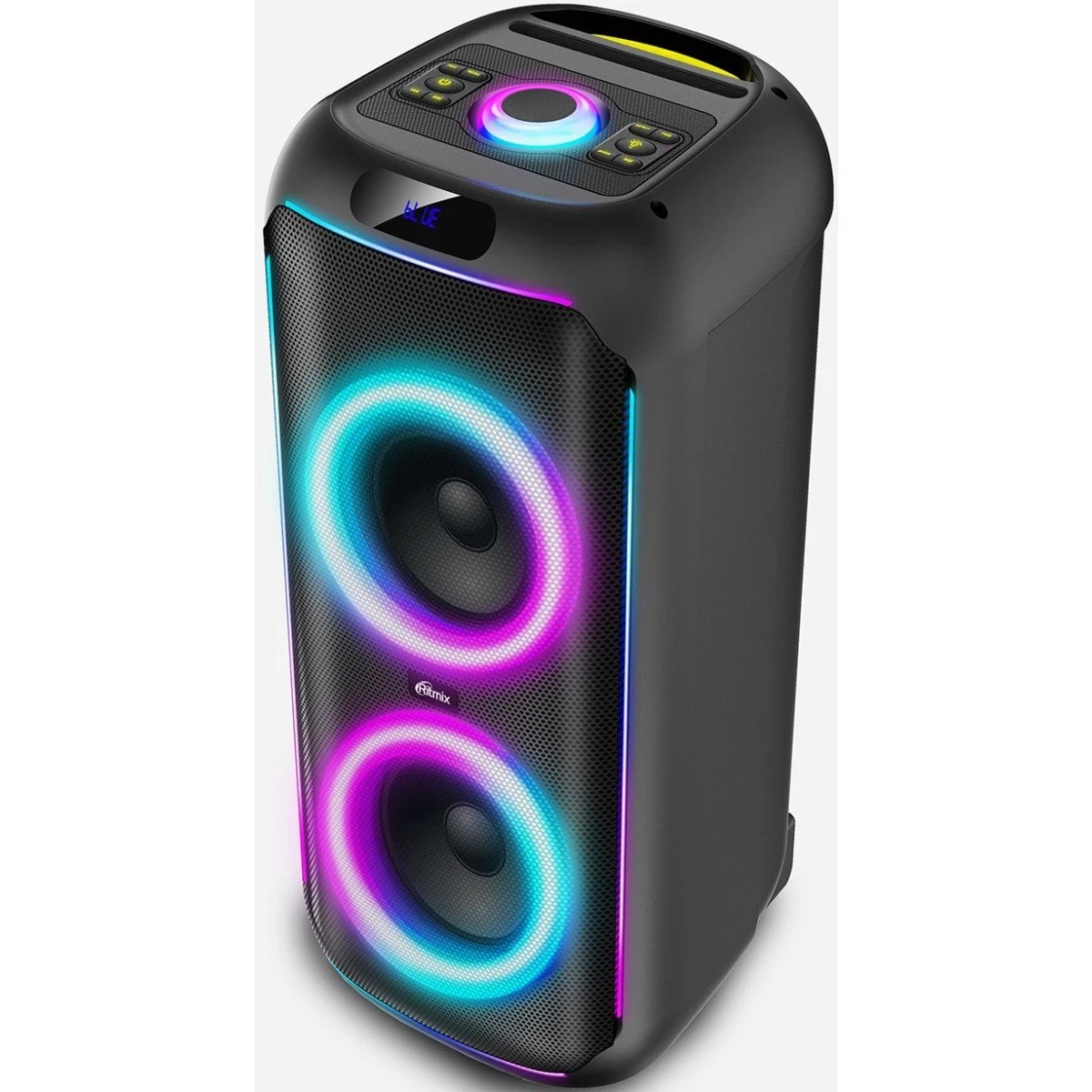 Колонка RITMIX SP-770B, Bluetooth, FM, RGB, USB, microSD