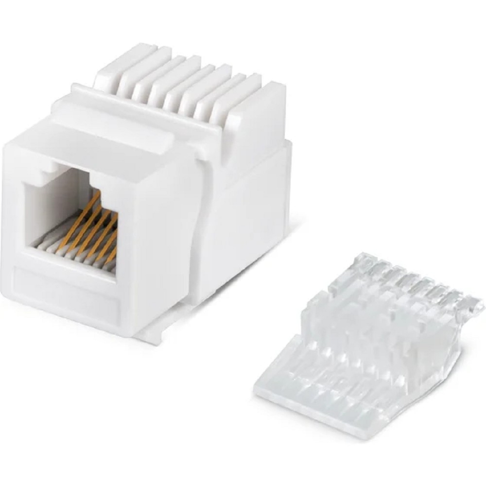 Модуль Cabeus KJ-RJ12-Toolless, Keystone Jack RJ-12, белый