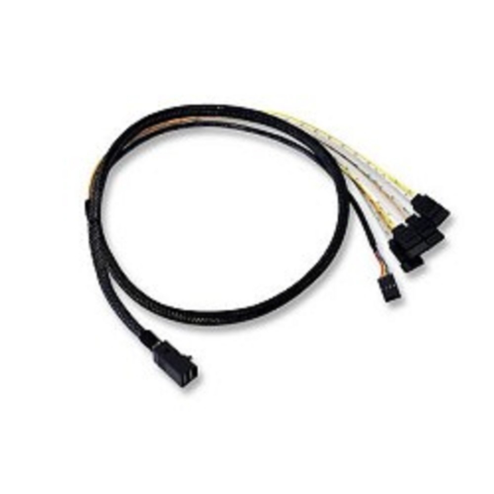 Кабель LSI LSI00411, Mini-SAS HD (SFF-8643) — 4×SATA, 1 м