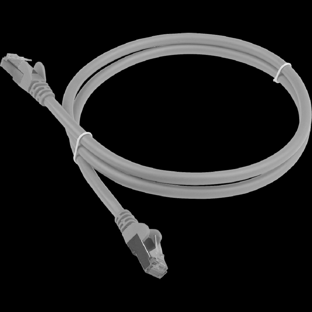 Патч-корд LANMASTER LAN-PC45/S6-1.5-GY, FTP кат.6, 1.5 м, LSZH, серый