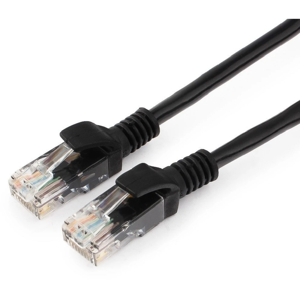 Патч-корд Cablexpert PP10-2M/BK, UTP cat.5, 2м, черный
